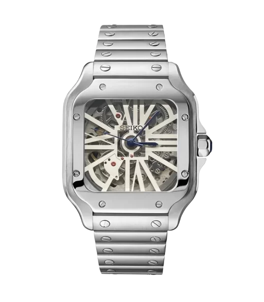Seiko Mod Santos Skeleton