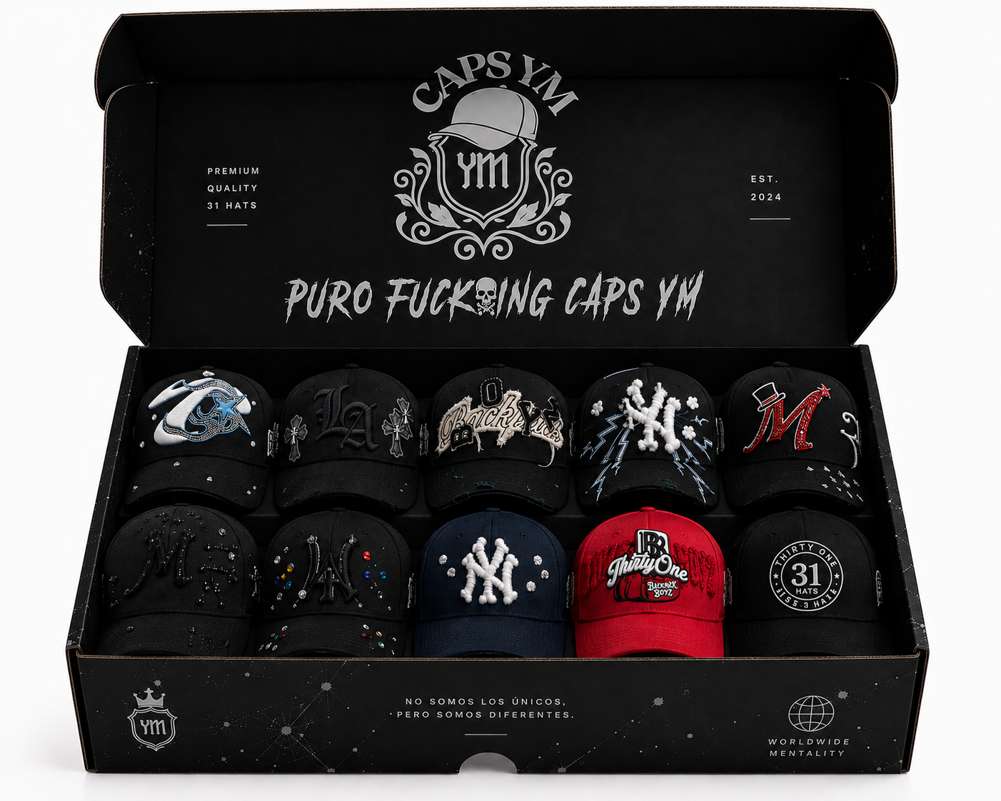 Lote 10pzs 31 Hats (full set)