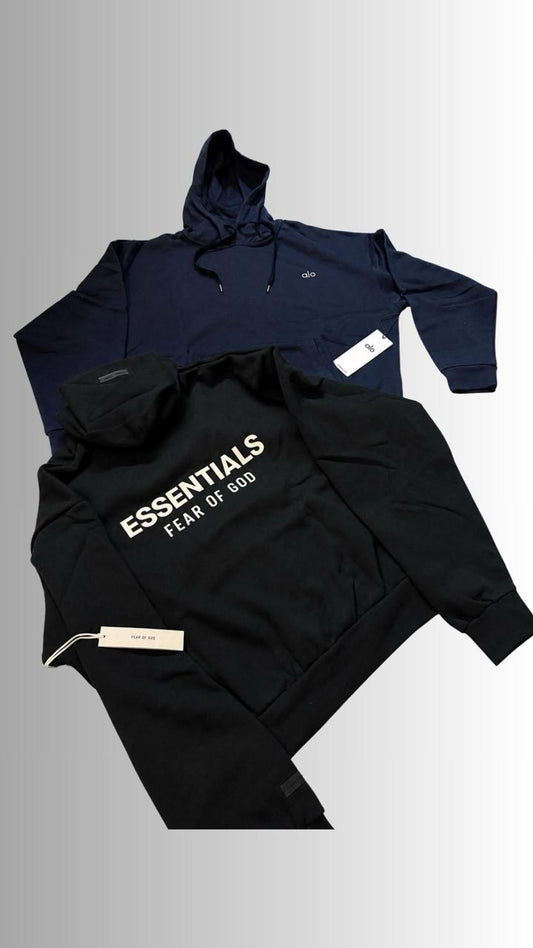 2 Hoodies Pack - Talla L (Alo/Essentials)