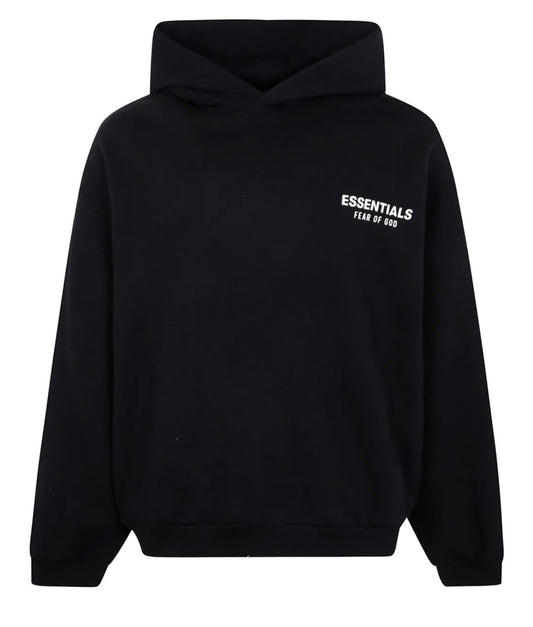 Essentials SS25 Hoodie Negra
