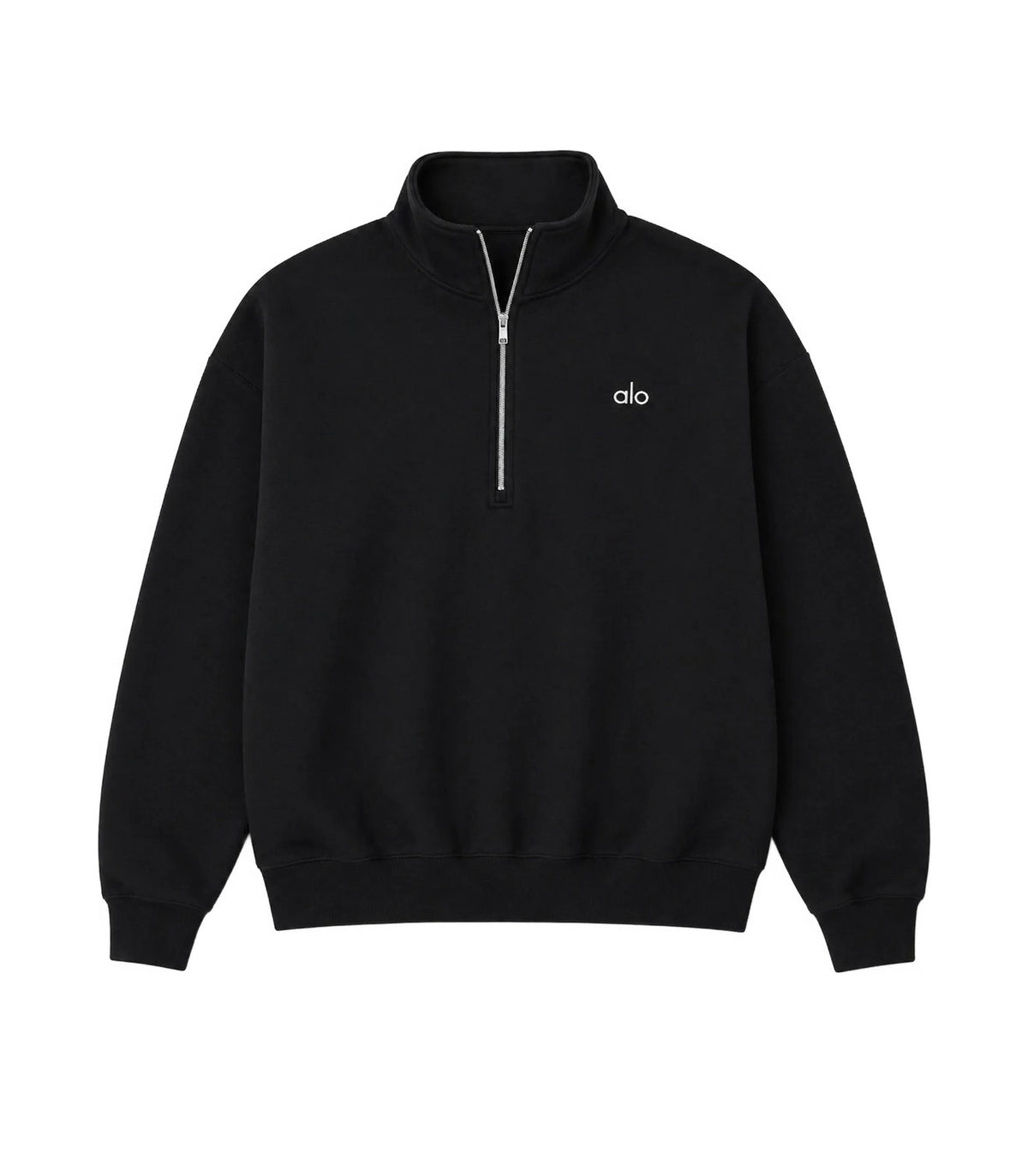 Alo Quarter Zip Black