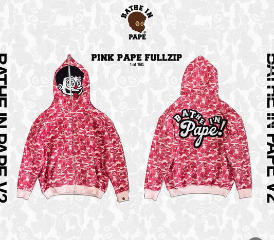 BY Dineral Pink Pape FullZip