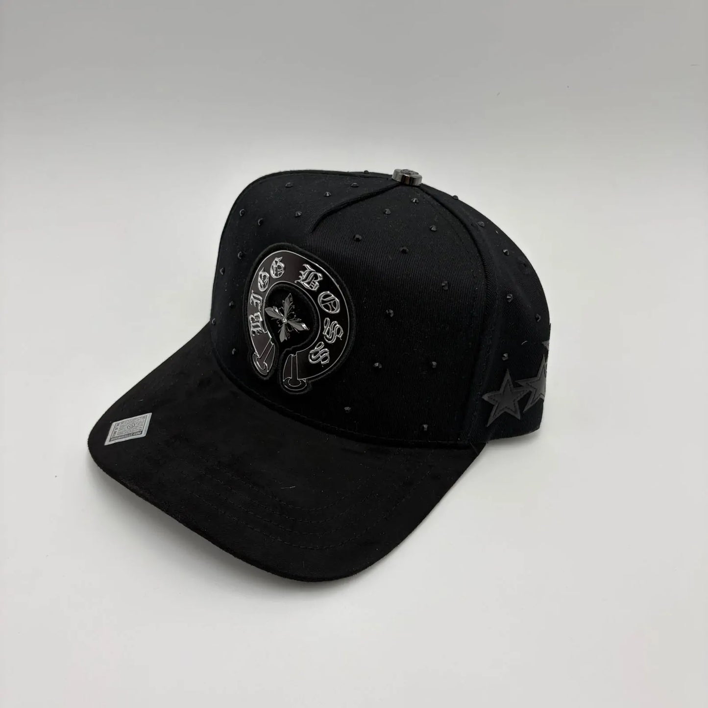 Chrome Black Bigg Boss Cap - Black