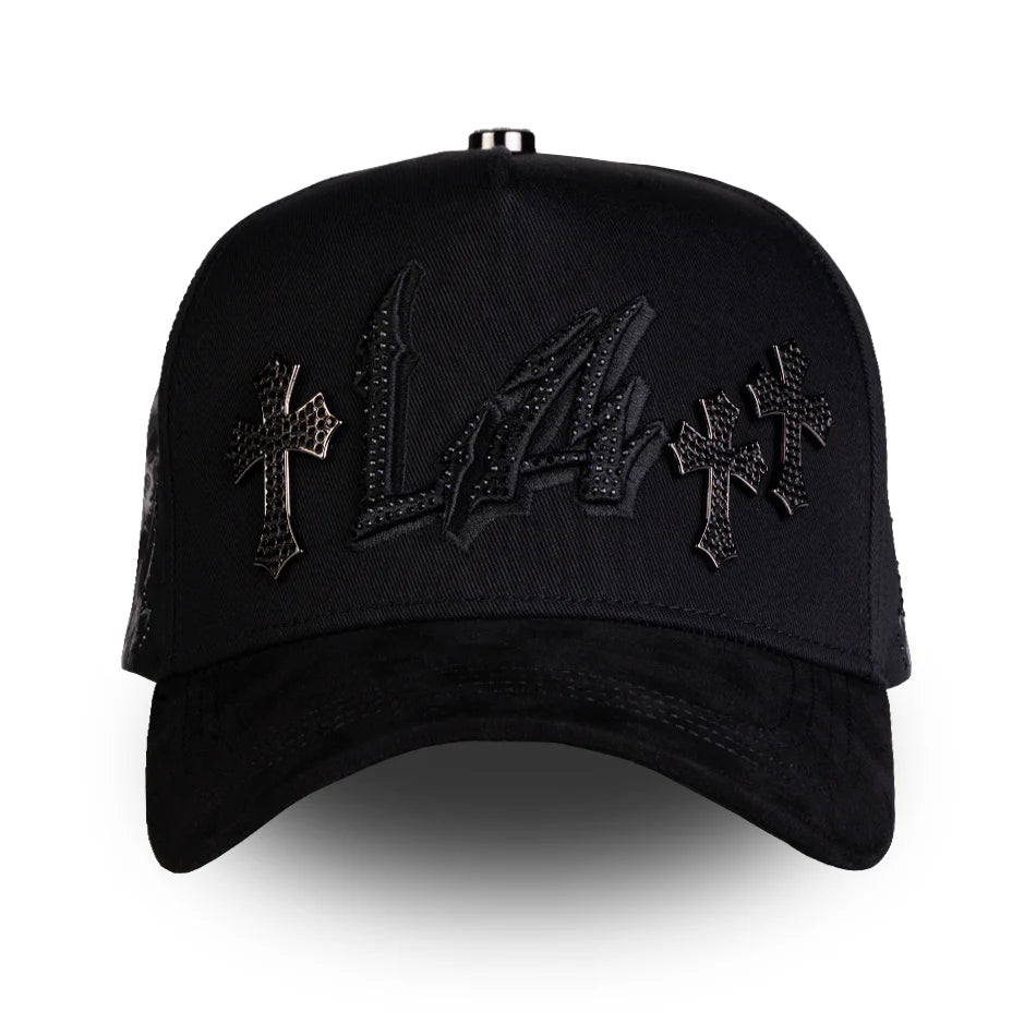 RICO HATS LA CHROME BLACK