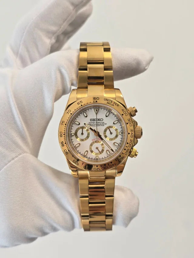 Seiko Mod Daytona Dorado