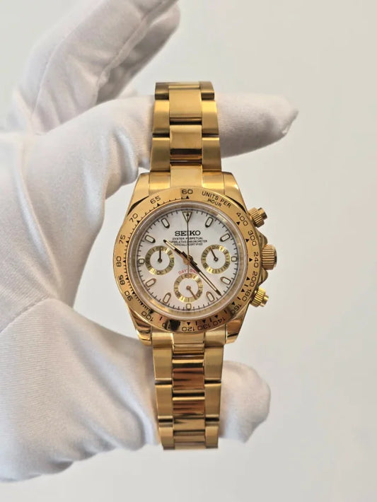 Seiko Mod Daytona Dorado