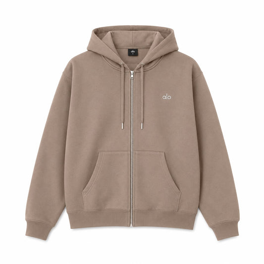 Alo Full Zip Beige