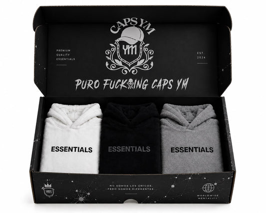 Lote de 3 Hoodies Essentials