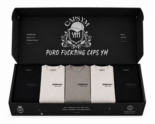 Lote de 5 Playeras Essentials